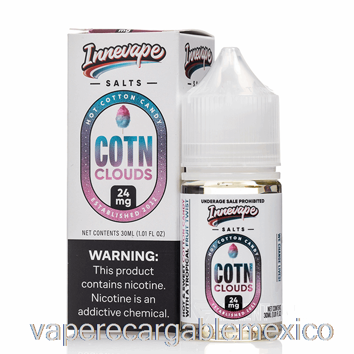 Vape Recargable Algodón Nubes Sales - Innevape E-liquids - 30ml 50mg